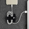thumbnail image 4 of Organizador de cables para auriculares, 4 unidades, correas para sujetar los auriculares, enrollador de auriculares y enrollador de cables, evita que los cables y los cables USB se enreden, 4 of 5