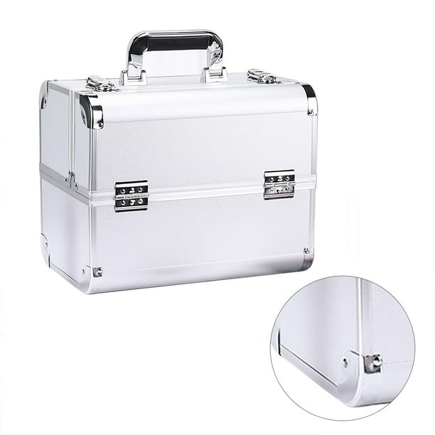 Cosmetic Train Case,Portable Makeup Case Multilayer Makeup Train