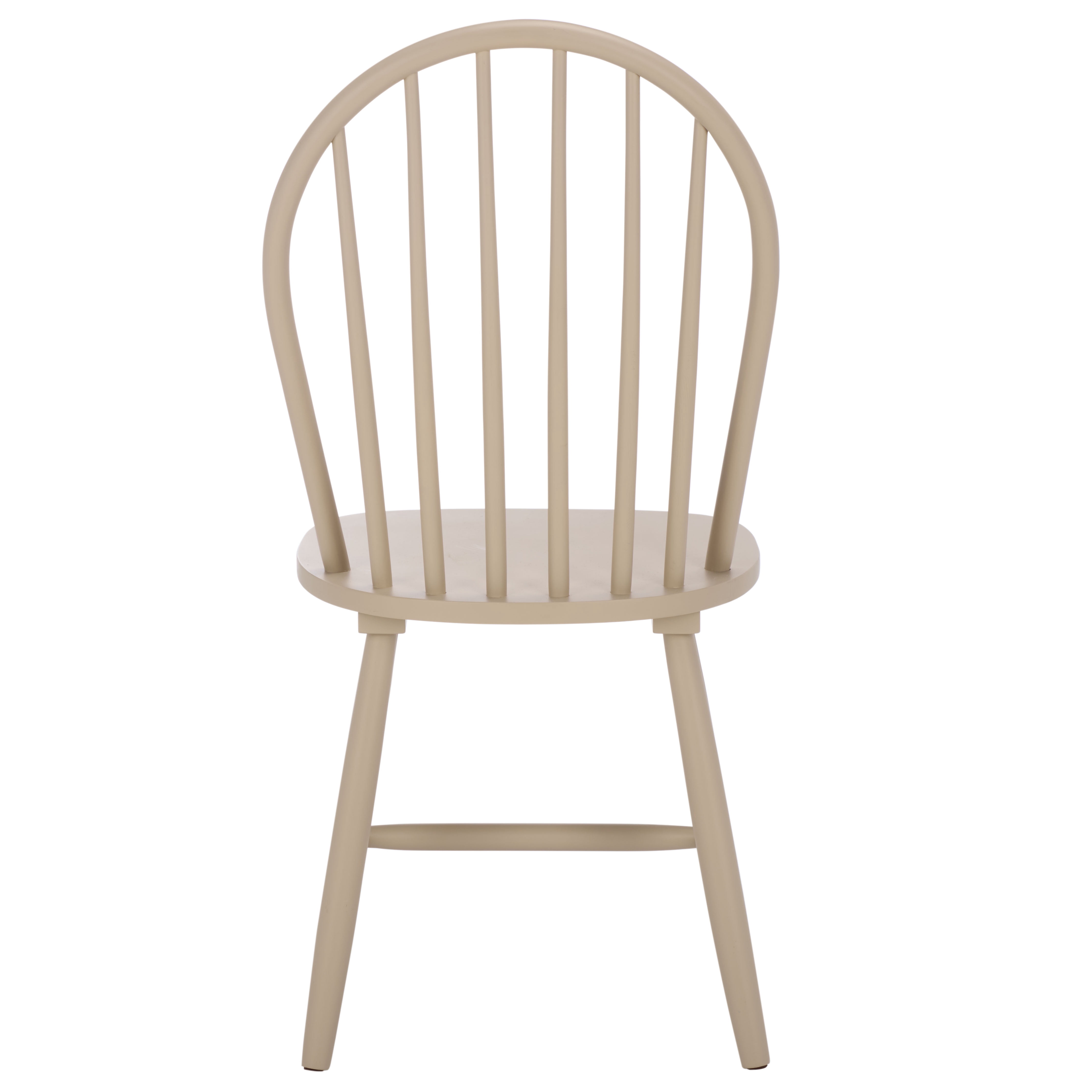 Safavieh Omaha Modern Wood Dining Side Chairs, Beige (Set of 2)