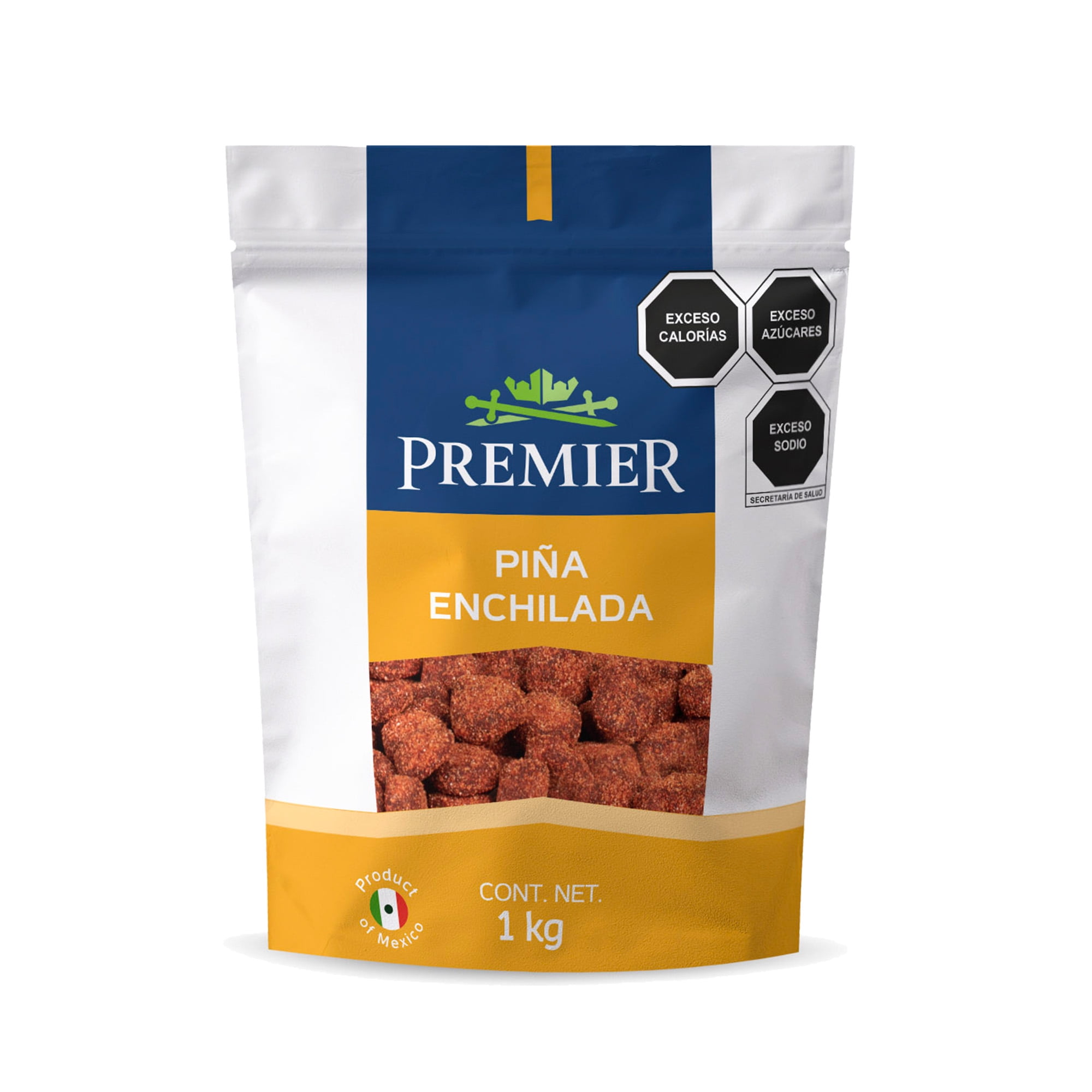 Piña Enchilada GRUPO PREMIER 1kg 100% Natural Snacks Saludables ...