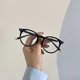 thumbnail image 5 of Fake Clear Glasses Non Prescription Glasses Eyeglasses Rectangular Frame, 5 of 5