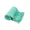 thumbnail image 4 of Fashion Women's Scarf Lightweight Long Scarfs Luxury Lady Classic Range Pashmina Silk Solid colors Wraps Shawl Stole Soft Warm Scarves For Women, 4 of 5