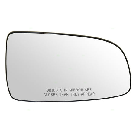 Side View Mirror Glass Replacement Passengers Side View Clear Mirror Glass & Base Replacement for Chevrolet Aveo Sedan 96800778 GM1325104 ()