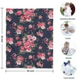 thumbnail image 4 of Pioneer Flower Blanket,Comfortable Soft Flannel Throw Blanket,All Season,Warm Lightweight Blankets for Sofa Bed Couch Living Room Chair,30"x40"(80x100cm), 4 of 4