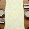 thumbnail image 5 of Table Runners 72 Inches Long Dress Scarves, Tropical Palm Trees Farmhouse Kitchen/Dining Table Runner, Coffee Tablerunners, Desert Camels Aloe Vera Polka Dot Yellow 14x72 Inch, 5 of 9