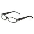 thumbnail image 3 of M Readers Eva Black +1.50 Reading Glasses with Case, 3 of 5