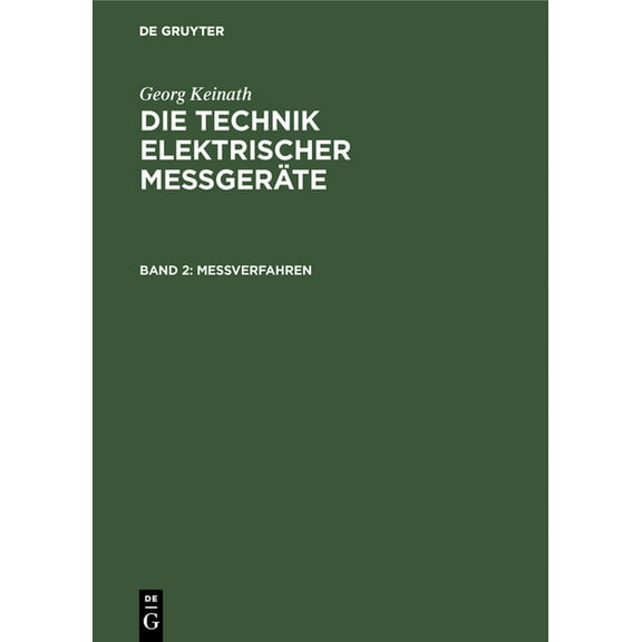 Messverfahren, (Hardcover)