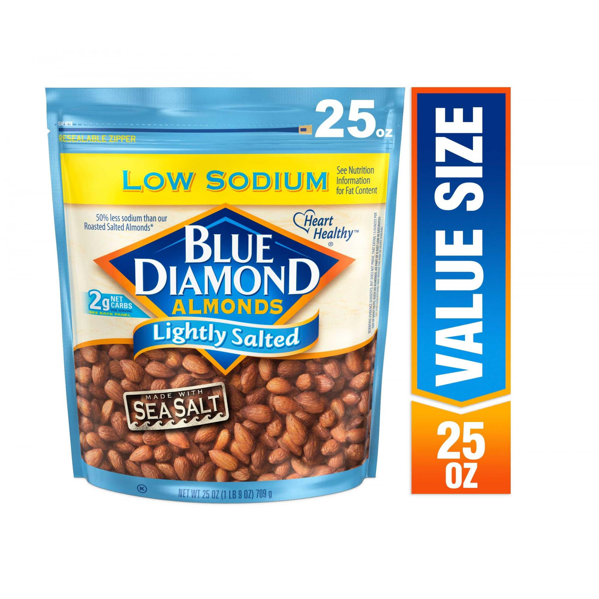 Blue Diamond Lightly Salted Almonds, 25 oz