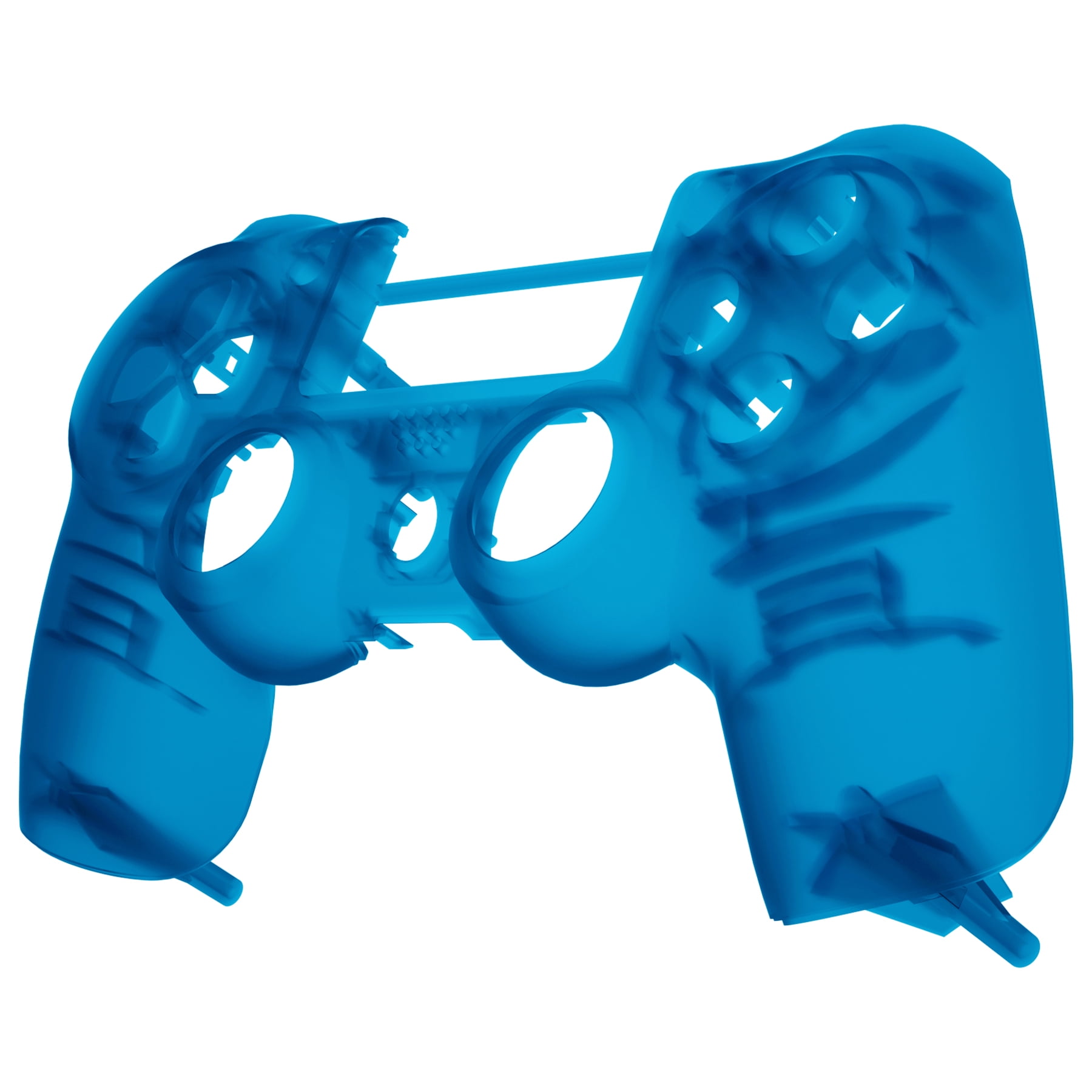 eXtremeRate Transparent Crystal Clear Blue Replacement Faceplate