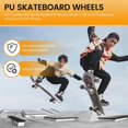 thumbnail image 4 of 4PCS Skateboard Wheels Resilient PU Wheels 52mm x 32mm for Skateboard Deck Board Skate Wheels, 4 of 5