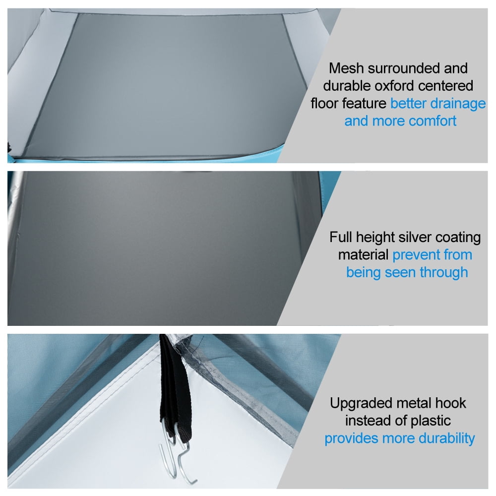 VINGLI Shower Tent, Camping Changing Room Tent, 6.7 ft