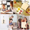 thumbnail image 3 of 5Pcs Wood Cutting Board with Handle Unfinished Wood Crafts Craft Wood Board Food Serving Board, 3 of 4