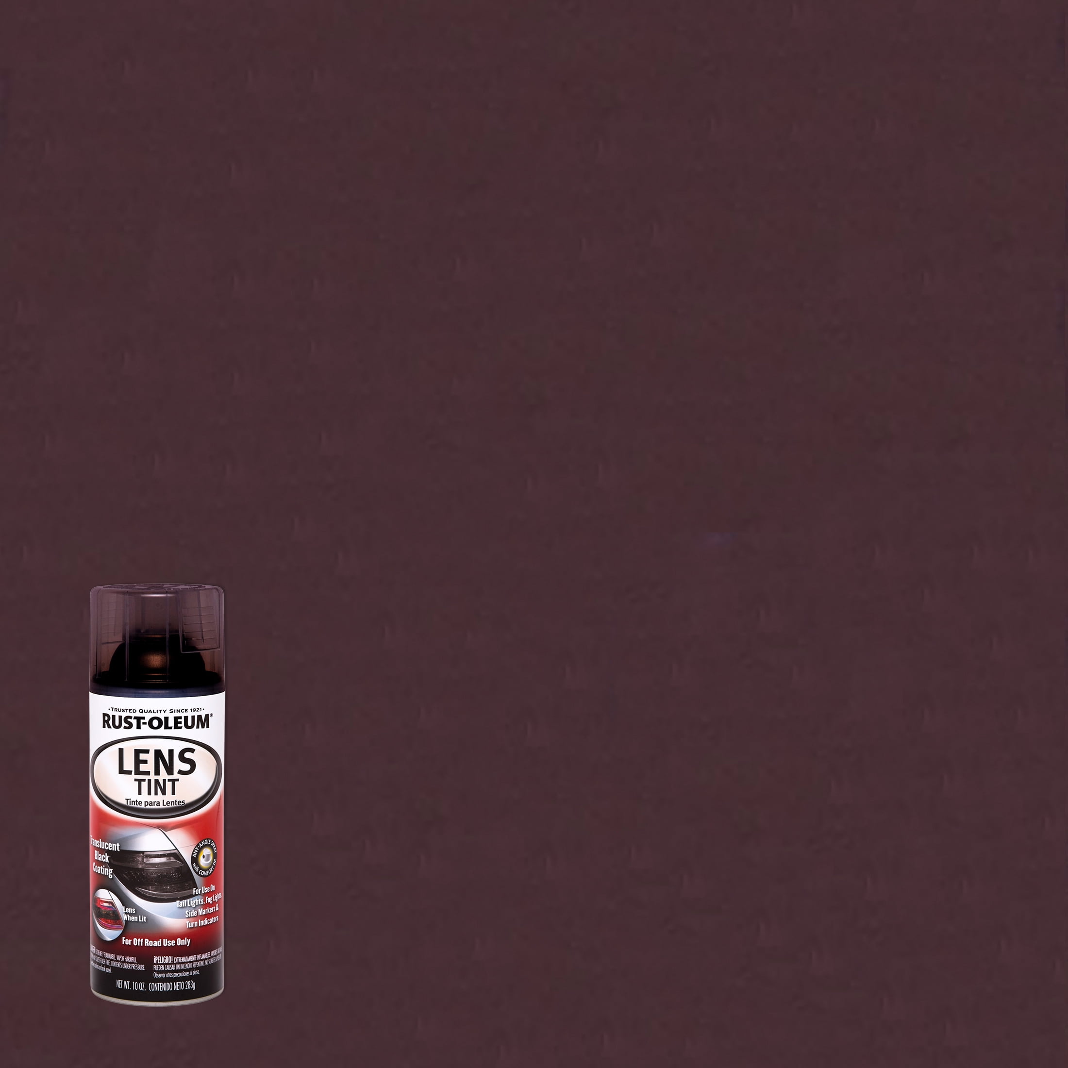 Translucent Black, Rust-Oleum Automotive Lens Tint Spray Paint-253256, 10 oz