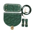 thumbnail image 2 of Abbracc PU Leather Bag Knitting Set DIY Bag Making Kit for Home Professional Enthusiasts Green, 2 of 9