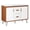 Cherry White White, variant on Modway Energize 48" Wood Double Sink Bathroom Vanity in Cherry/White/Black