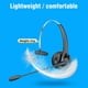 thumbnail image 3 of Auriculares Supraurales Inalámbricos Bluetooth 5.4 con Diadema para Centro de Llamadas y Micrófono con Cancelación de Ruido, 3 of 5