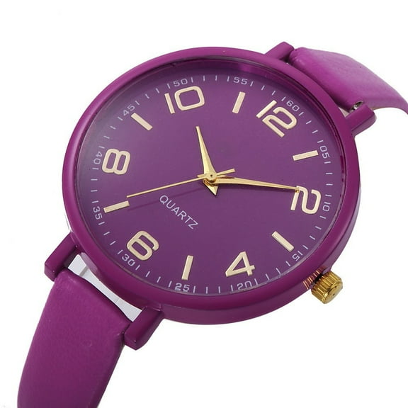 JikouIivo Women Casual Faux Leather Quartz Analog Wrist Watch