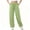 *Green, variant on VBVC Women's Cotton Linen Wide Leg Jogger Pants, Elastic Waist Lounge Trousers For Women, Ladies' Lightweight Soft Casual Pants with Pockets, Beige , M-3XL