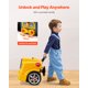 thumbnail image 5 of VEVOR Juguete de motor, 60 PCS Juego de Reparación de Coches de Niños con Piezas Desmontables, Luces y Sonidos, Volante y Bocina, Juego de Taller Mecánico para Niños de 3 Años en Adelante, Amarillo, 5 of 9