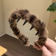 thumbnail image 1 of Fiudx Diadema de Leopardo, Aro de Leopardo con Agarre Cómodo, Banda Ondulada Antideslizante para Los Dientes, Elegante Diadema En Forma de U, Ideal para Día a Día, para Mujeres, Hombres y Adolescente, 1 of 5