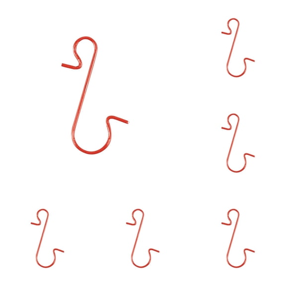 JoyMart 100Pc Ornament Hooks Ornament Hooks Ornament Hangers Ornament Hook for Trees Metal Wire Ornaments Hooks for Xmas Tree Decorations Hangin