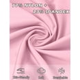 thumbnail image 6 of FEOYA Women Oil Shiny Pantyhose Glossy Leggings Stockings Wet Look Pants Hold Up Stockings Pink L, 6 of 7