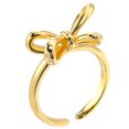 thumbnail image 2 of Anillo con lazo, anillo de dedo ajustable, anillo de promesa para mujer, aniversario, San Valentín, anillo con lazo, joyería con lazo, 2 of 5