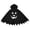 Z62-Black, variant on YUEHUA Halloween Loose Hooded Cape for Kids, Ghost Print Poncho Pullover, Jagged Edge Top, Comfort Graphic Outerwear for Children Autumn Events