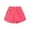 Pink, variant on EnJoCho Kids Baby Girls Short Leggings Toddler Girls Solid Color Shorts Drawstring Cotton Sports Shorts with Pockets Summer Outdoor Play Clothes