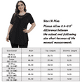 thumbnail image 5 of VOIANLIMO Women's Plus Size Summer Tops Short Sleeve Lace Pleated Blouses Tunic Tops M-4XL, 5 of 5