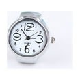 thumbnail image 5 of 2 relojes de cuarzo para llevar en los dedos, relojes creativos con forma de anillo, mini accesorios para mostrar la hora para mujeres y hombres (blanco), 5 of 5