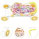 thumbnail image 2 of Cochecito de bebé para muñecas, mini cochecito de bebé, modelo de carruaje, juguetes para niños, juego de simulación, accesorios para muñecas, accesorios para casa de muñecas para niñas., 2 of 8