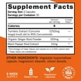 Turmeric + Ginger, 2,400 mg, 105 Capsules (800 mg per Capsule), Qunol