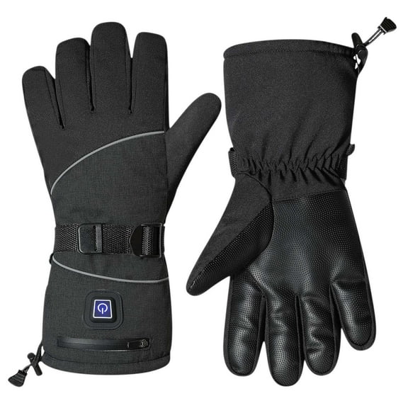 Heated Winter Gloves Men Women Waterproof Warm Ski Gloves for Cold Weather Windproof Snow Gloves for Running Cycling Outdoor Work & Sports