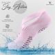 thumbnail image 4 of Pilates Grip Socks with Straps for Women - 3 Pairs of All Black, 4 of 5