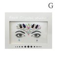 thumbnail image 2 of WIZUTIZ New Acrylic Face Sticker Rhinestone Environmental Resin Rhinestone Face Sticker Clearance Sales, 2 of 2