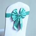 thumbnail image 6 of High Elasticity Chair Back Decoration, Satins Bows Stretch Chair Sashes Tie , Installation for Home Use, 6 of 8