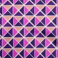 thumbnail image 1 of oneOone Cotton Poplin Violet Fabric Geometric Sewing Craft Projects Fabric Prints By Yard 42 Inch Wide, 1 of 4
