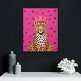 thumbnail image 4 of COMIO Cheetah Wall Art - Cheetah Print Wall Decor - Indie Trendy Aesthetic Room Decor - Pink Preppy Room Decor - Yellowbird Art &amp; Design Wall Art - Leopard Home Decor, 4 of 4