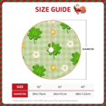 thumbnail image 2 of Rateoe St Patrick's Day11 Pattern Christmas Tree Skirt with Ties , Christmas Tree Decorations, Farmhouse Christmas Decor Xmas Holiday Decorations-36", 2 of 6