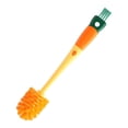 thumbnail image 3 of Cepillo para botellas de cocina, cepillo de limpieza, herramienta de lavado de cocina multiusos, lavadora de vasos de vidrio portátil, limpiador de cocina para botellas, tazas, tazas de Naranja Macarena cepillo para limpiar botellas, 3 of 7