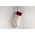 thumbnail image 2 of Kit de medias de Navidad de punto trenzado, color liso, decoraciones clásicas de 18 pulgadas(B)(4 piezas), 2 of 3
