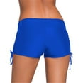 thumbnail image 1 of Soidarity Bañador de cintura baja con correa lateral de color liso para mujer Traje de baño Azul oscuro XXL Soidarity OD001260-23, 1 of 6
