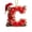 C, variant on AZXY Christmas Letter Ornament, Acrylic Hanging Pendant Xmas Alphabet for Christmas Initial Ornament, Christmas Tree Decoration Hanging Pendant Xmas Gifts for Family (A)