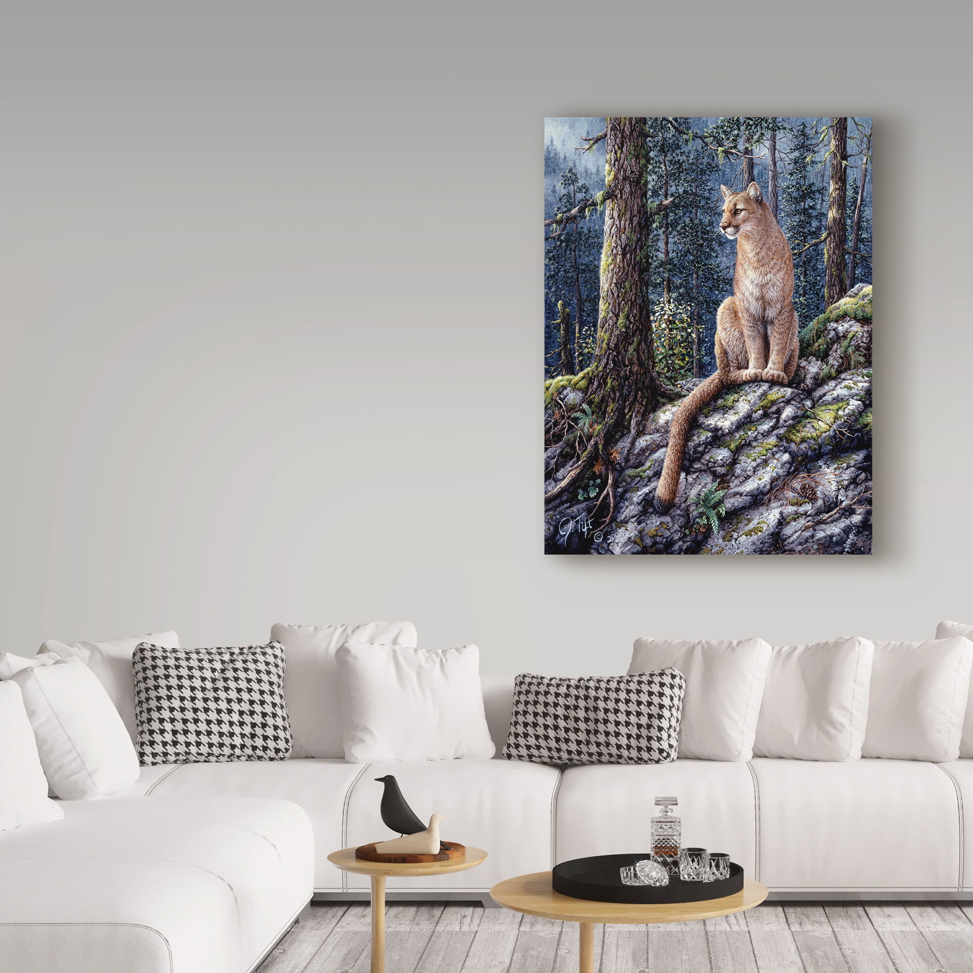 Trademark Fine Art 'King Of The Forest' Canvas Art by Jeff Tift