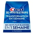thumbnail image 2 of Crest 3D Whitestrips 1 Week Transformation At-home Teeth Whitening Kit, 14 Treatments, 8 Levels Whiter, 2 of 20