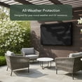 thumbnail image 5 of Covermates Outdoor TV Cover - Fits 46"-49" TVs, 300D Polyester, All-Weather, Full Coverage, 5 of 9