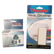 Best PWR+ Voltage Converters - TRAVEL VOLTAGE CONVERTER ADAPTER 1600W 4 PLUGS 220 Review 