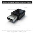 thumbnail image 2 of Sleek 3.5mm Jack Audio Bluetooth 5.0 Transmitter Receiver, Wireless Adapter for Speakers, Automatic Pairing, Red/Blue Light Mode Indicators, USB Power Supply, Indoor Positioning, AptX Low Latency, 2 of 6