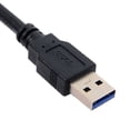 thumbnail image 5 of CY  1m Waterproof Dual USB 3.0 Extension Latch Mount Car AUX Cable for Dashboard Panel, 5 of 5